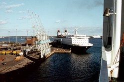 Leaving Helsinki harbour - Finnjet