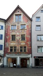 Chur, Altstadt bei Tage