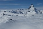 Zermatt - Gornergrat und Matterhorn ber den Wolken