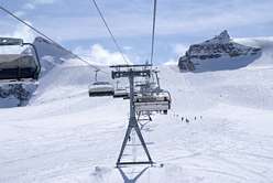 Zermatt, Gletscherlift am Furggsattel