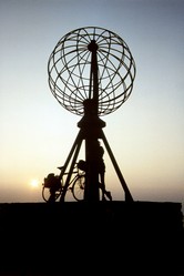 globe at the North Cape