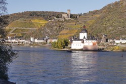 Pfalzgrafenstein bei Kaub mit Burg Gutenfels