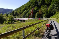 Radtour Bonn-Mosel-Koblenz 2017: Fahrradbrcke