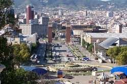 Barcelona - Blick vom Nationalmuseum
