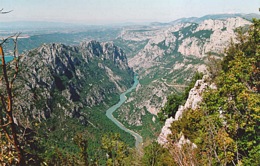 Verdon - Ausgang der Schlucht