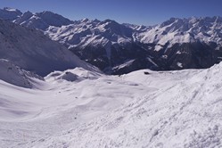 4 Valles - Abfahrt vom Mont Gel nach la Chaux