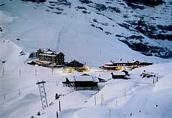 Grindelwald: Kleine Scheidegg morgens
