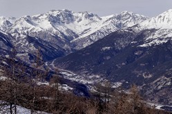 Montgenvre/Sestriere, Auffahrt zum Tunnel de Frjus