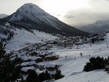 Montgenèvre/Sestriere, Montgenèvre am späteren Nachmittag