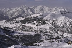 Montgenèvre/Sestriere, Sestriere von der la Motta Bergstation