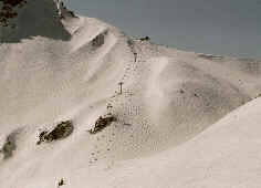 Buckelpiste an der Kanzelwand