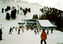 Im Skigebiet