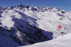 Serre Chevalier, Panorama an der chaillon