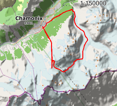Chamonix, Valle Blanche