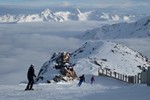 Gaislachkogl, Abfahrt