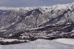 Vars/Risoul, Panorama am Homme de Pierre