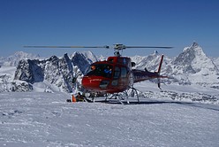 Heli-Skiing am Monte Rosa