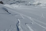 Zermatt - Tiefschnee an Triftji und Rote Nase